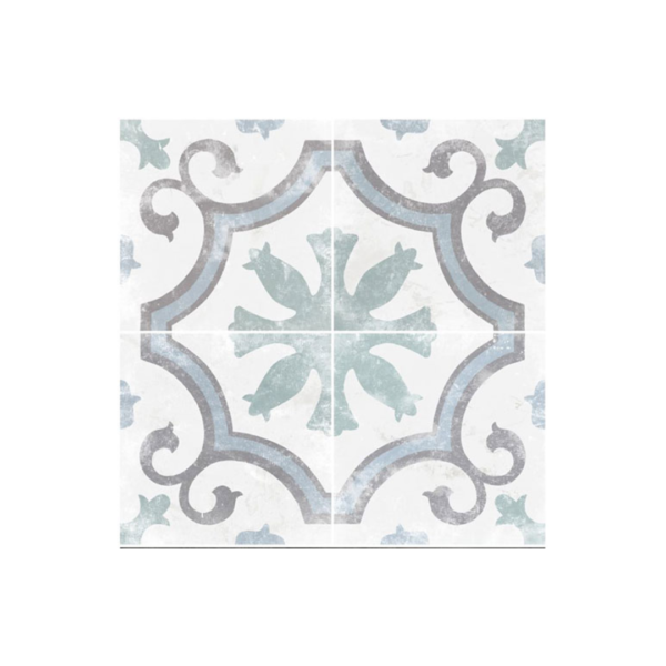Da Vinci Venetian Matt Encaustic Patterned Floor Tile 200x200mm