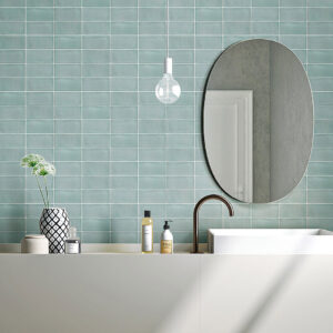 Luxe Mint Gloss Wall Tile 76x152mm