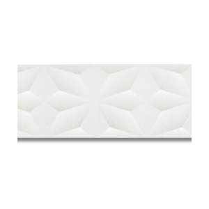 Textured White Matt Rectified Wall Tile 270x730mm