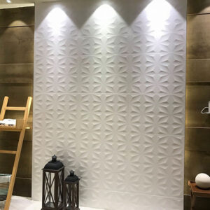 Textured White Matt Wall Tile 270x730mm