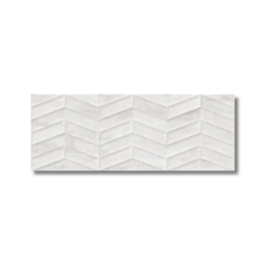 Lava White Décor Rectified Wall Tile 300x800mm