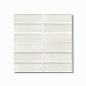 Frames Ivory Gloss Crackle Wall Tile 47x147mm
