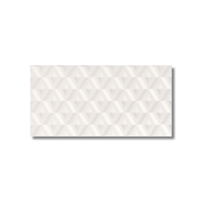 Winter Diamond Shadow White Rectified Wall Tile 300x600mm