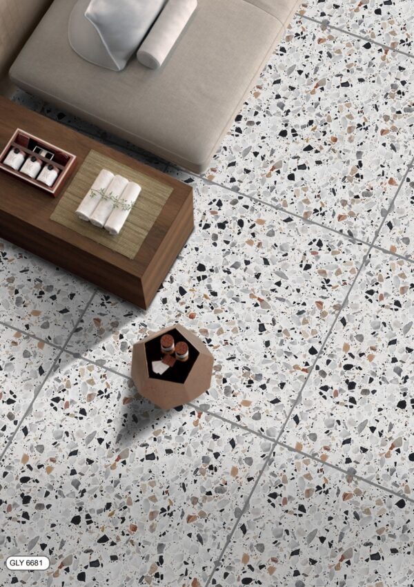 Galaxy White Matt Rectified Floor Tile 600x600mm
