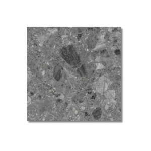 Breccia Dark Grey In/Out Rectified Floor Tile 600x600mm