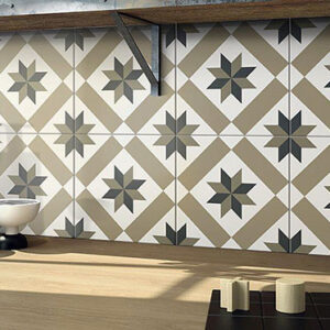 Picasso Torian Encaustic Patterned Floor Tile 200x200mm