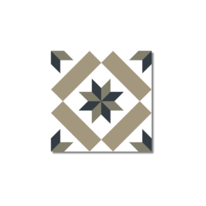 Picasso Torian Encaustic Patterned Floor Tile 200x200mm