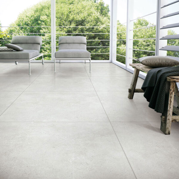 Stella Ash Lappato Rectified Floor Tile 600x600mm