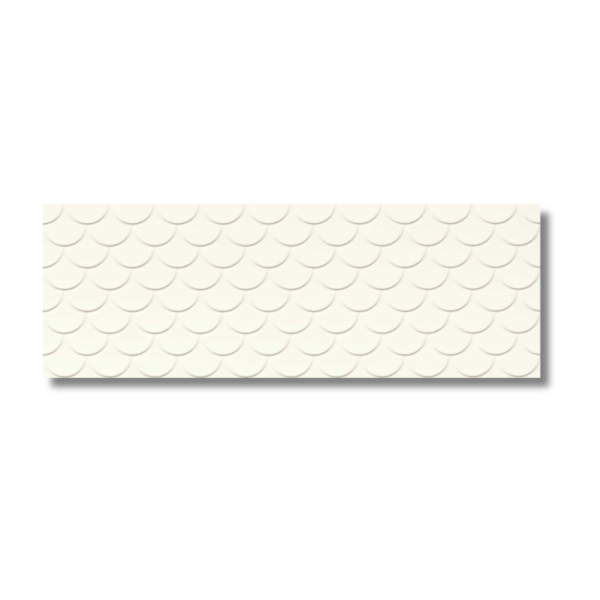 Genesis Shell White Rectified Wall Tile 350x1000mm