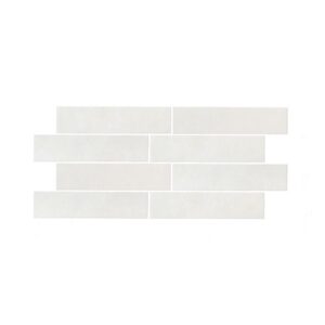 Casablanca White Gloss Subway Wall Tile 242x58mm