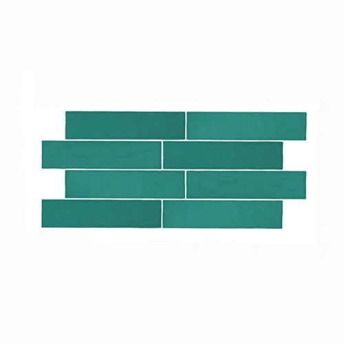 Casablanca Turquoise Gloss Subway Wall Tile 242x58mm