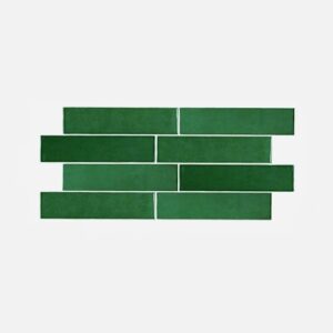 Casablanca Bottle Green Gloss Subway Wall Tile 242x58mm