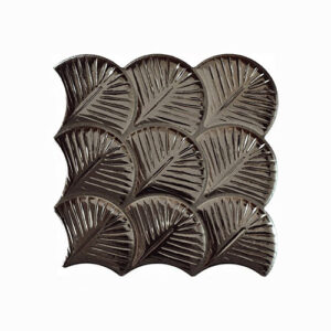 Scale Shell Anthracite Interlocking Tile 307x307mm