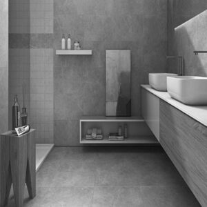 Bora Light Grey Matt Rectified Floor Tile 600x600mm
