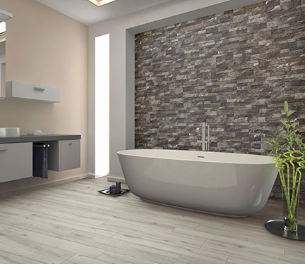 Gioi Greige Bookleaf Wall Feature Tile 150x610mm