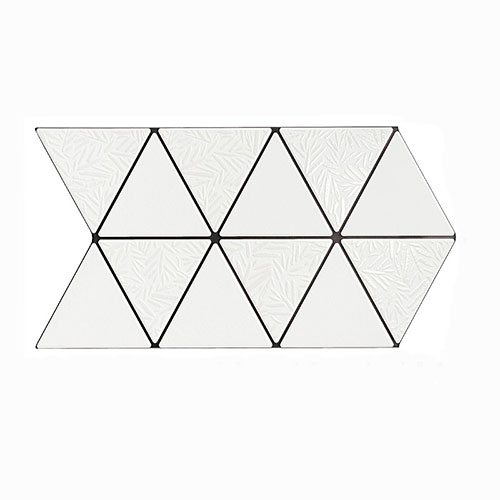Triangle Deco Snow Matt Floor Tile 485x280mm