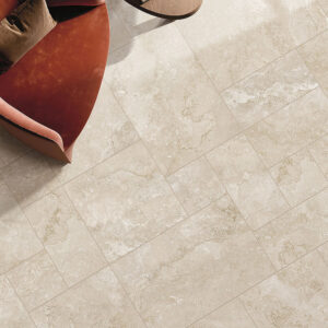 Norcia Travertine Beige French Pattern In/Out Floor Tile