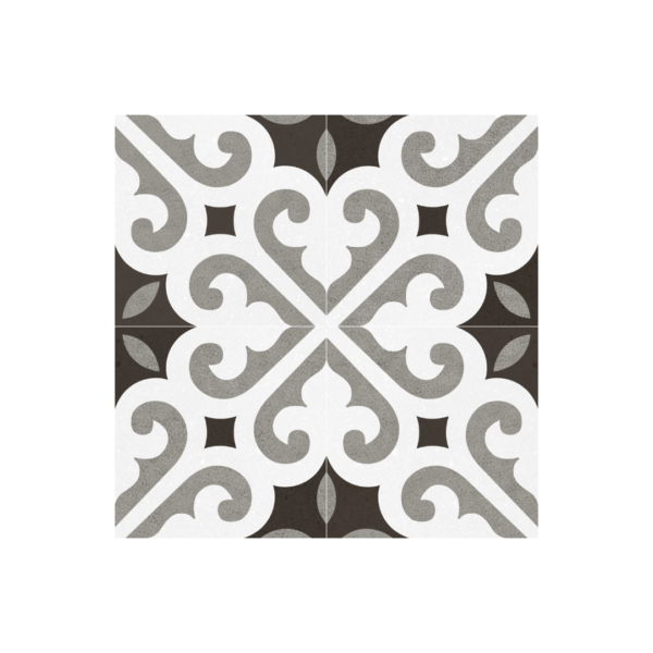 Da Vinci Romano Matt Encaustic Patterned Floor Tile 200x200mm