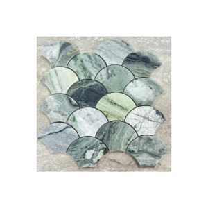 Shell Jade Honed Marble Mosaic Feature Tile 68x99mm