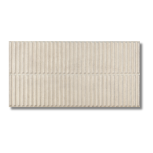Homey Stripes White Matt Rectified Wall Tile 300x600mm