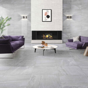 Landstone Grey Matt Rectified Floor Tile 600x600mm