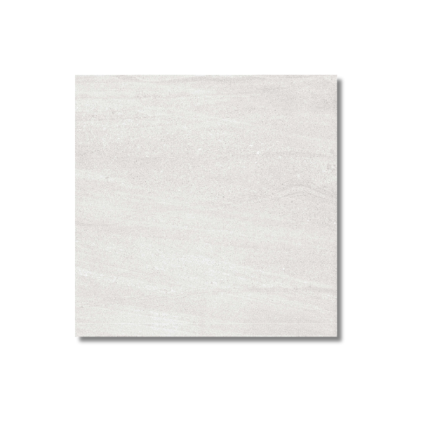 Landstone White Matt Rectified Floor Tile 600x600mm