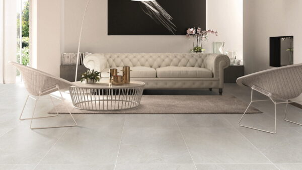 Magic Stone White Smooth Grip Rectified Floor Tile 600x600mm