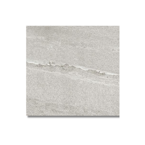 Riverstone Light Grey Matt Rectified Floor Tile 600x600mm