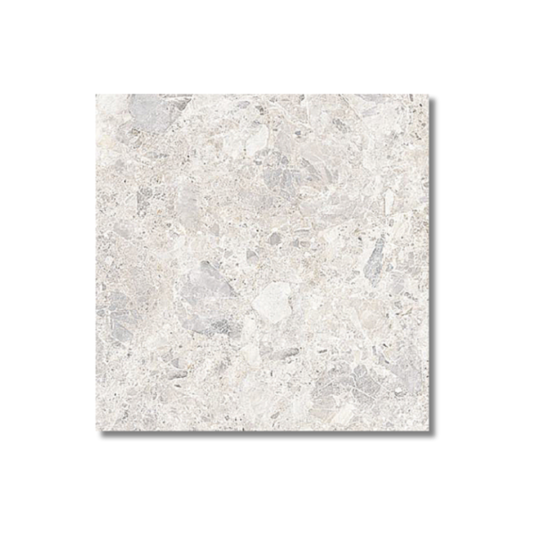 MP White Ceppo Stone Look Matt Rectified Floor Tile 600x600mm