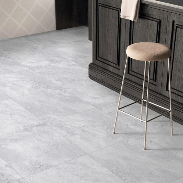 Amalfi Silver Matt Floor Tile 450x450mm