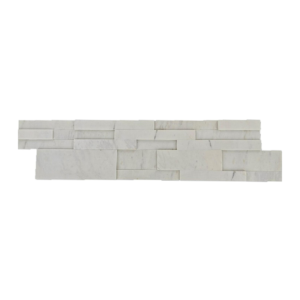 Milky White Ledge Stone Feature Tile 150x600mm