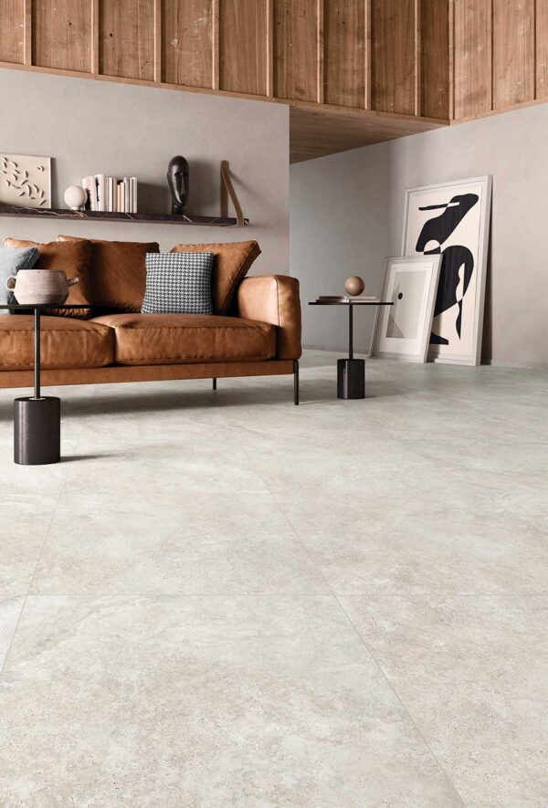 Artstone Crema Satin Rectified Floor Tile 600x600mm