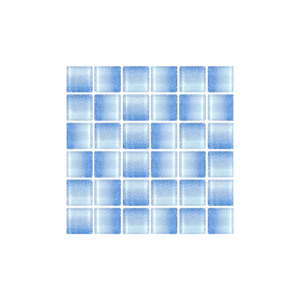 Reflections Fusion Pacific Blue Mosaic Feature Tile 20x20mm