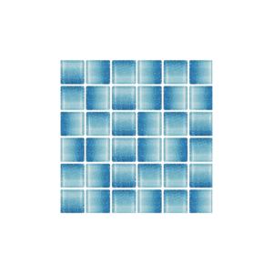 Reflections Fusion Lake Blue Mosaic Feature Tile 20x20mm