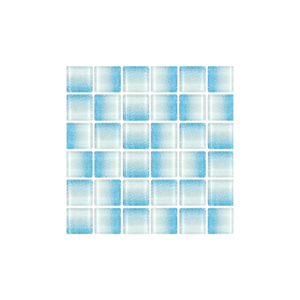Reflections Fusion Ice Blue Mosaic Feature Tile 20x20mm