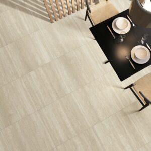Norcia Vein Cut Beige In/Out Rectified Floor Tile 600x600mm