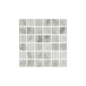 Reflections Crystal Carrara White Mosaic Feature Tile 20x20mm