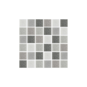 Reflections Gemstone Silver Grey Mosaic Feature Tile 20x20mm