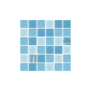 Reflections Gemstone Sky Blue Mosaic Feature Tile 20x20mm