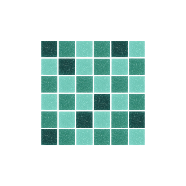Reflections Gemstone Emerald Mosaic Feature Tile 20x20mm