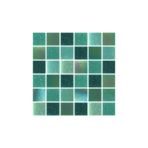 Reflections Pearl Jade Green Mosaic Feature Tile 20x20mm